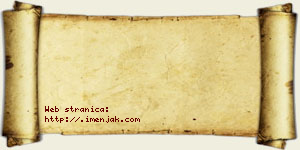 Isak Stankić vizit kartica